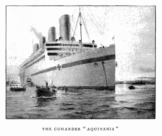 The Cunarder 'Aquitania'